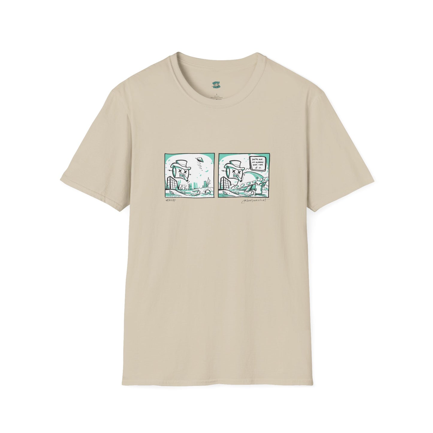 Gloating Robot Unisex Softstyle T-Shirt
