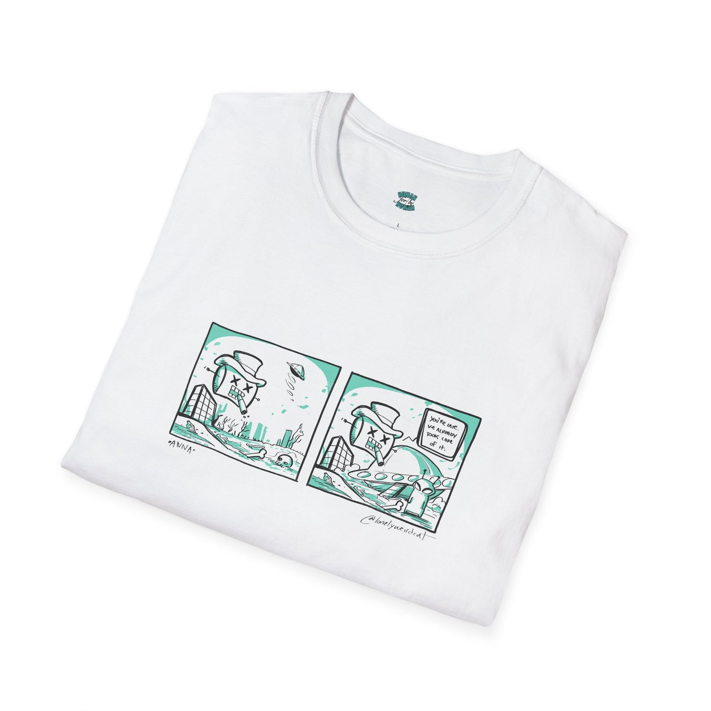 Gloating Robot Unisex Softstyle T-Shirt